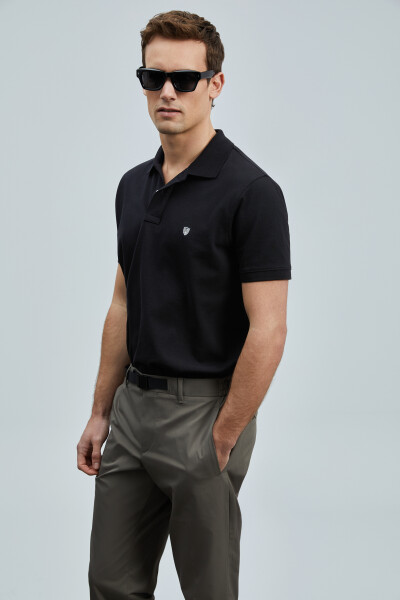 Laon Smart Erkek Polo Tişört Siyah - 3
