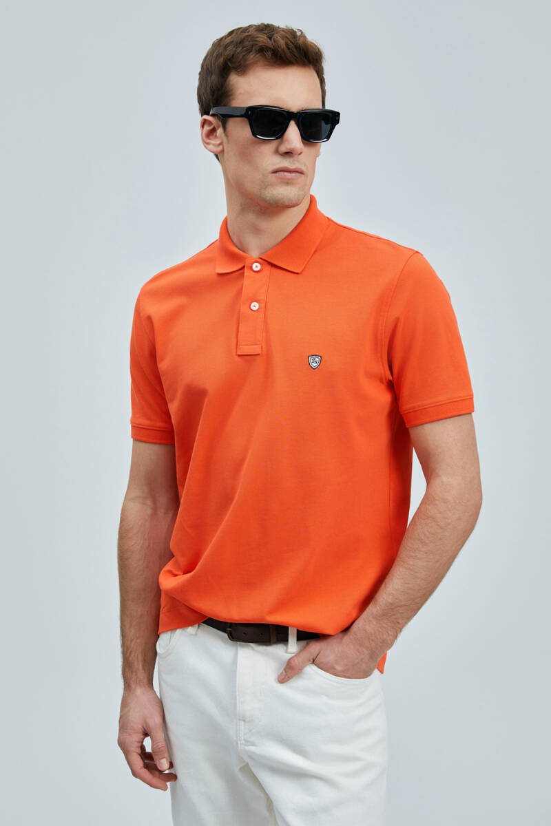 Laon Smart Erkek Polo Tişört Turuncu - 4