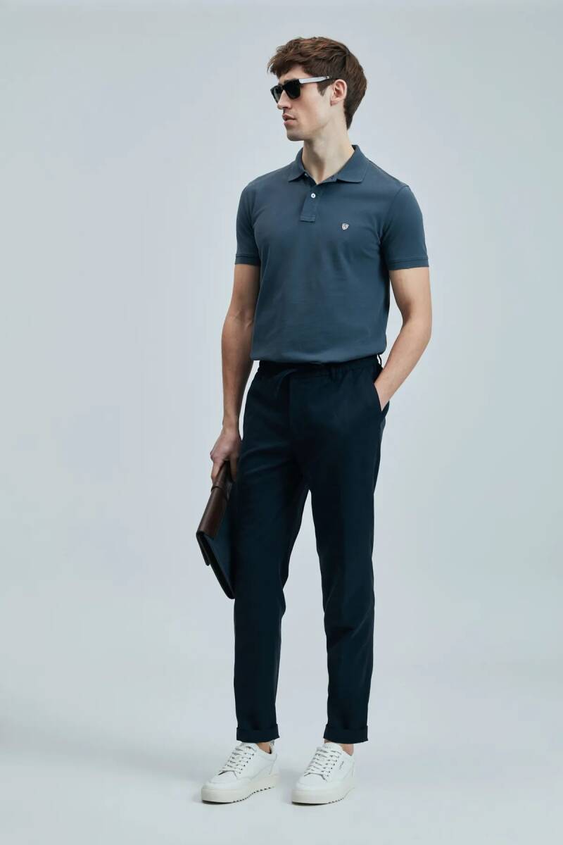Laon Smart Men's Polo Shirt Anthracite - 4