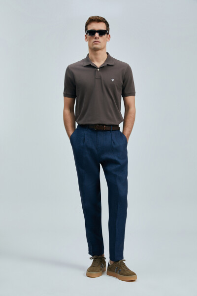 Laon Smart Men's Polo Shirt Brown 