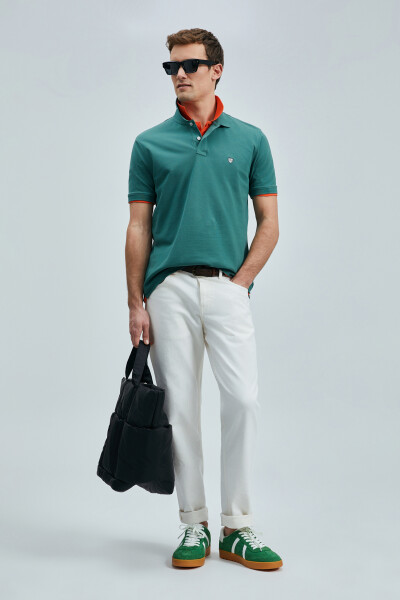 Laon Smart Men's Polo Shirt Duck Green 