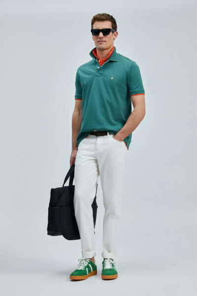 Laon Smart Men's Polo Shirt Duck Green - 3