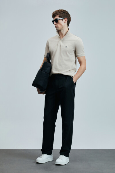 Laon Smart Men's Polo Shirt Ecru - 2