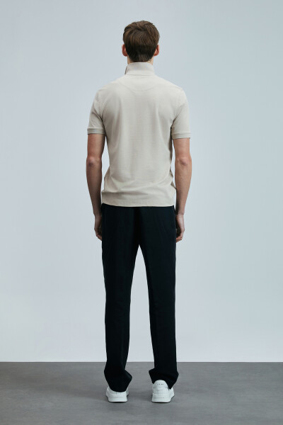 Laon Smart Men's Polo Shirt Ecru - 6
