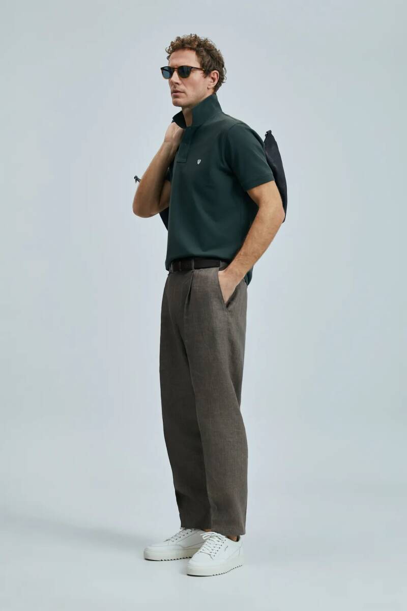 Laon Smart Men's Polo Shirt Khaki - 3