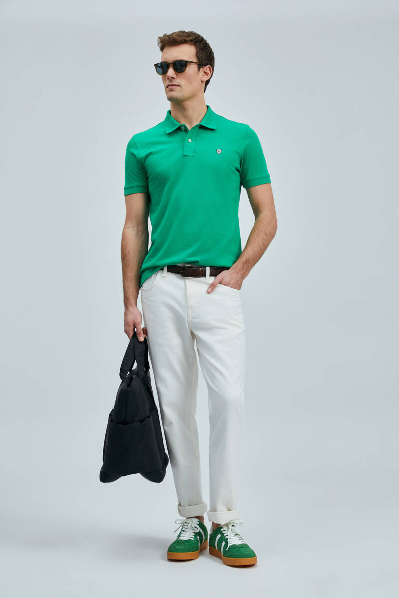 Laon Smart Men's Polo Shirt Light Green - 1