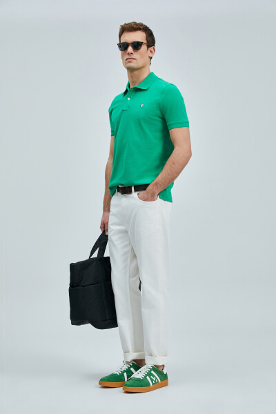 Laon Smart Men's Polo Shirt Light Green - 2