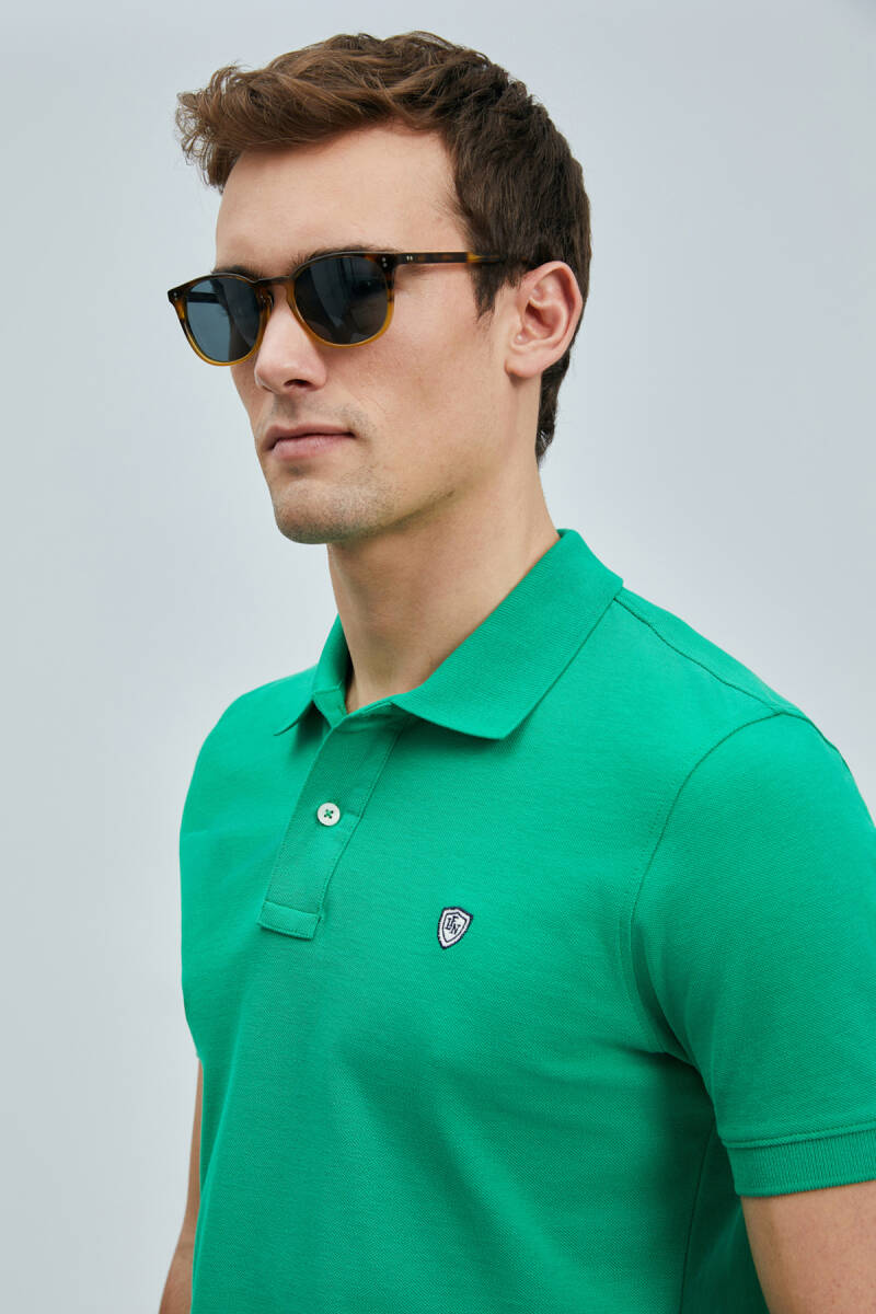 Laon Smart Men's Polo Shirt Light Green - 5