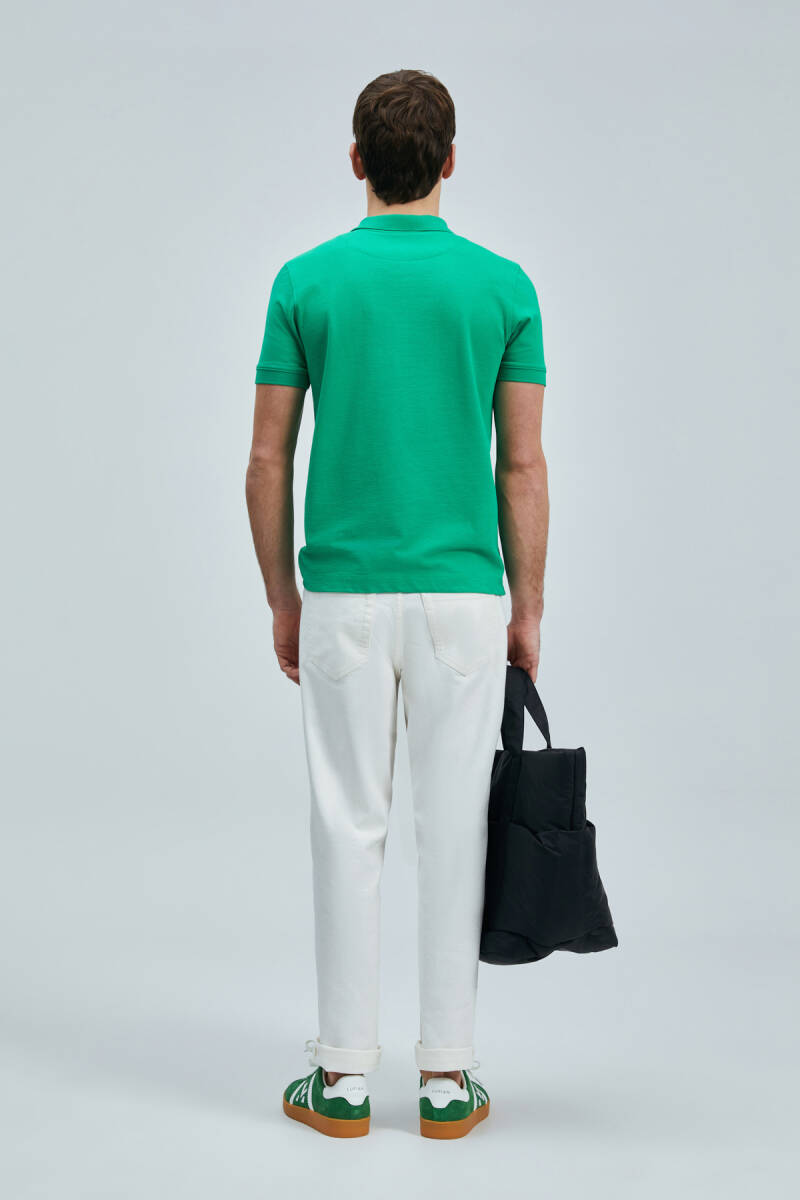 Laon Smart Men's Polo Shirt Light Green - 6