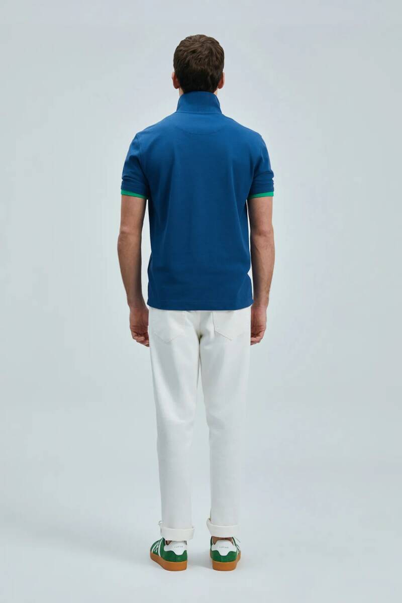 Laon Smart Men's Polo Shirt Light Navy Blue - 6
