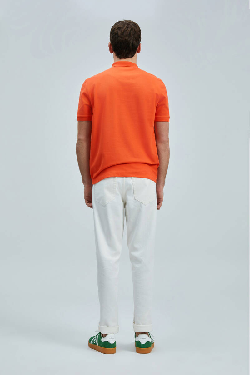 Laon Smart Men's Polo Shirt Orange - 6