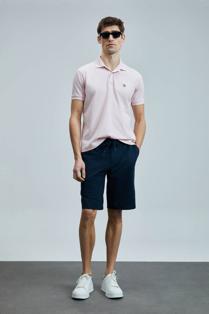 Laon Smart Men's Polo Shirt Pink - 1