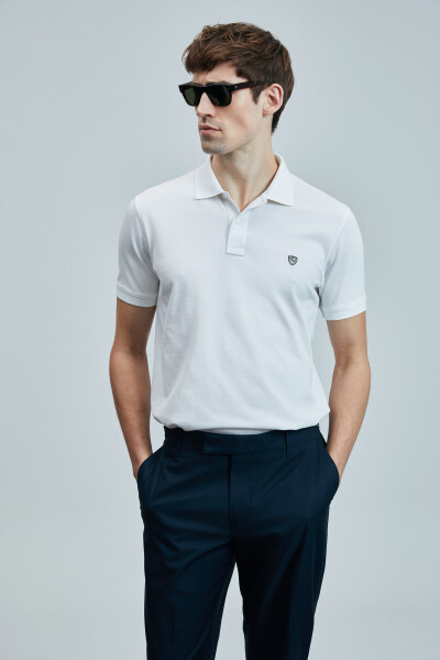 Laon Smart Men's Polo T-Shirt White 