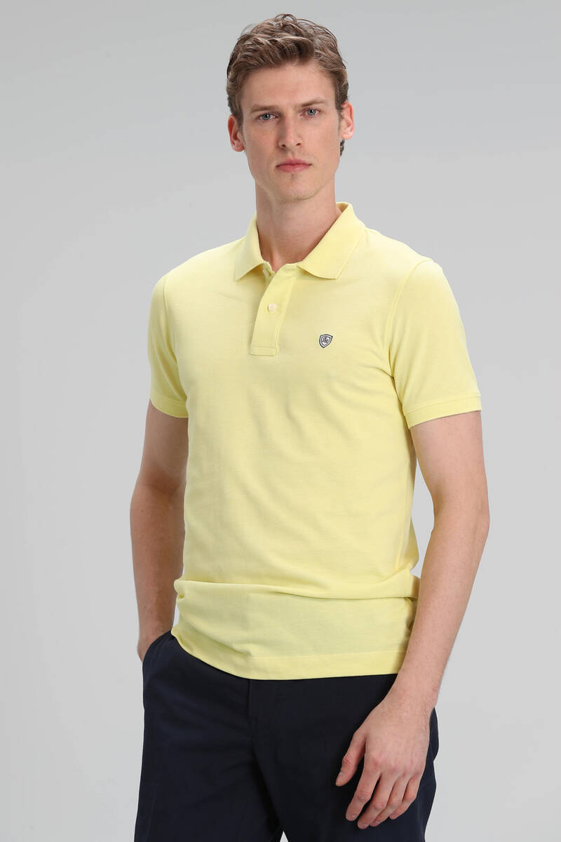 Laon Spor Polo Erkek Tişört Sarı - 1