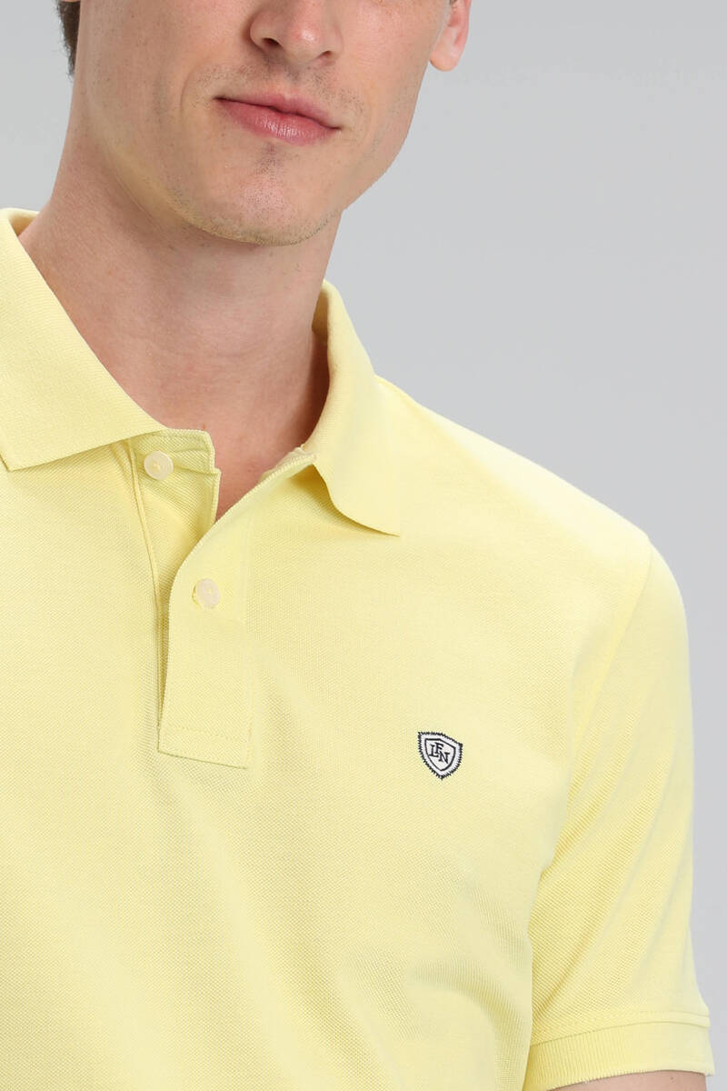 Laon Spor Polo Erkek Tişört Sarı - 2