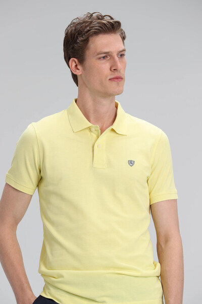 Laon Spor Polo Erkek Tişört Sarı - 3