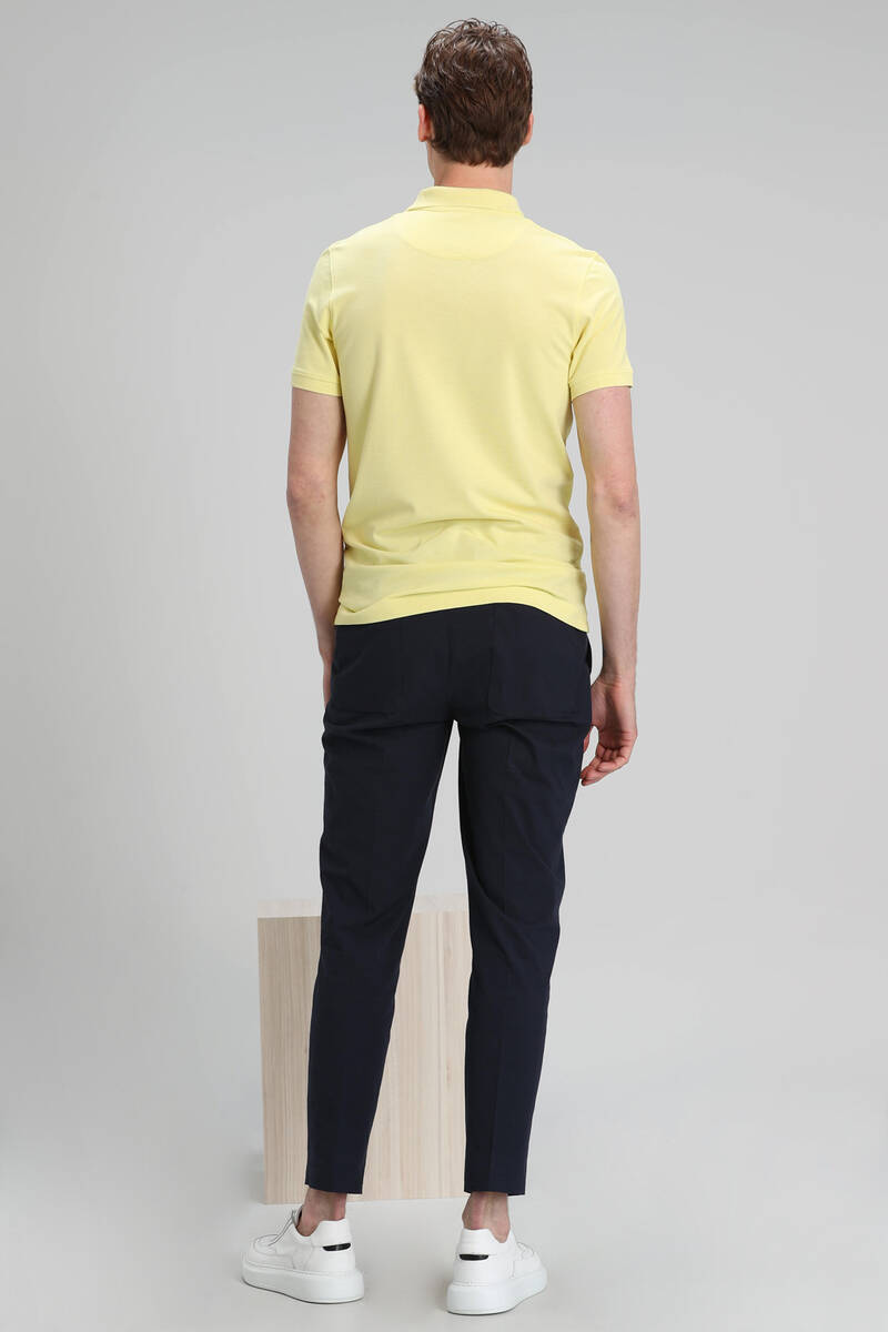 Laon Spor Polo Erkek Tişört Sarı - 5