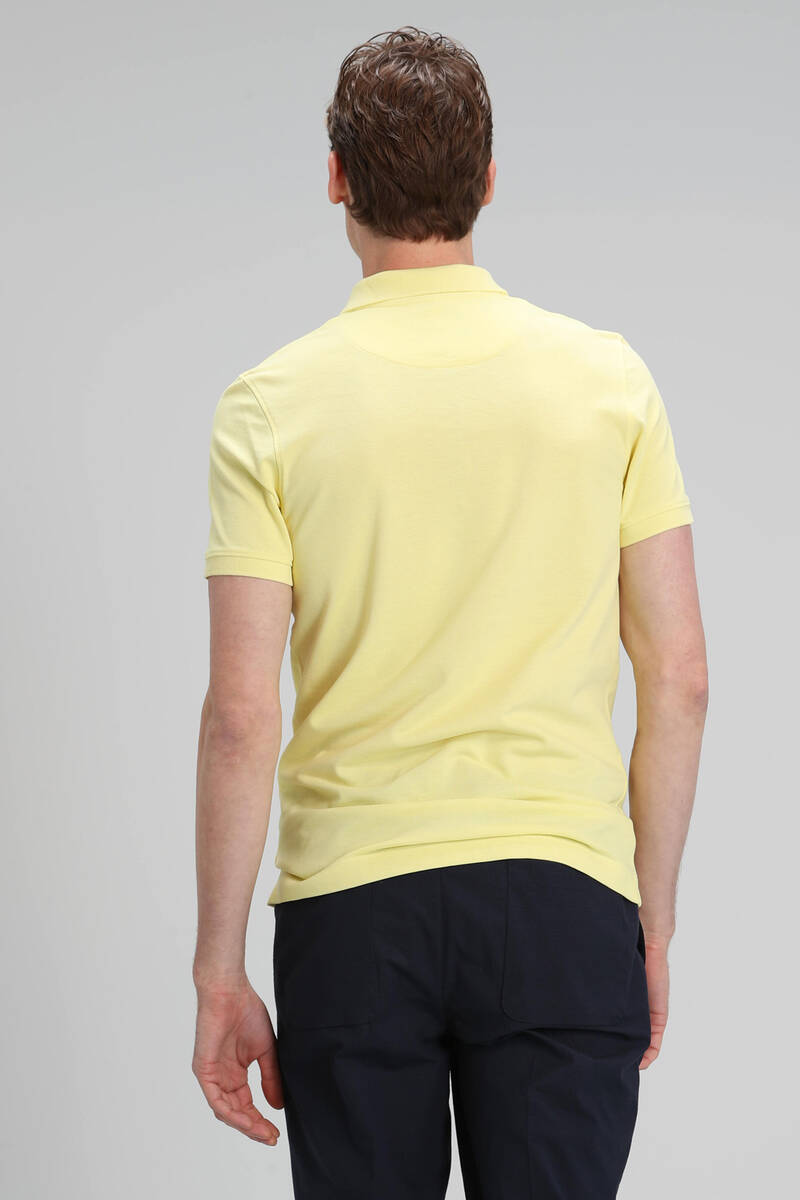 Laon Spor Polo Erkek Tişört Sarı - 6