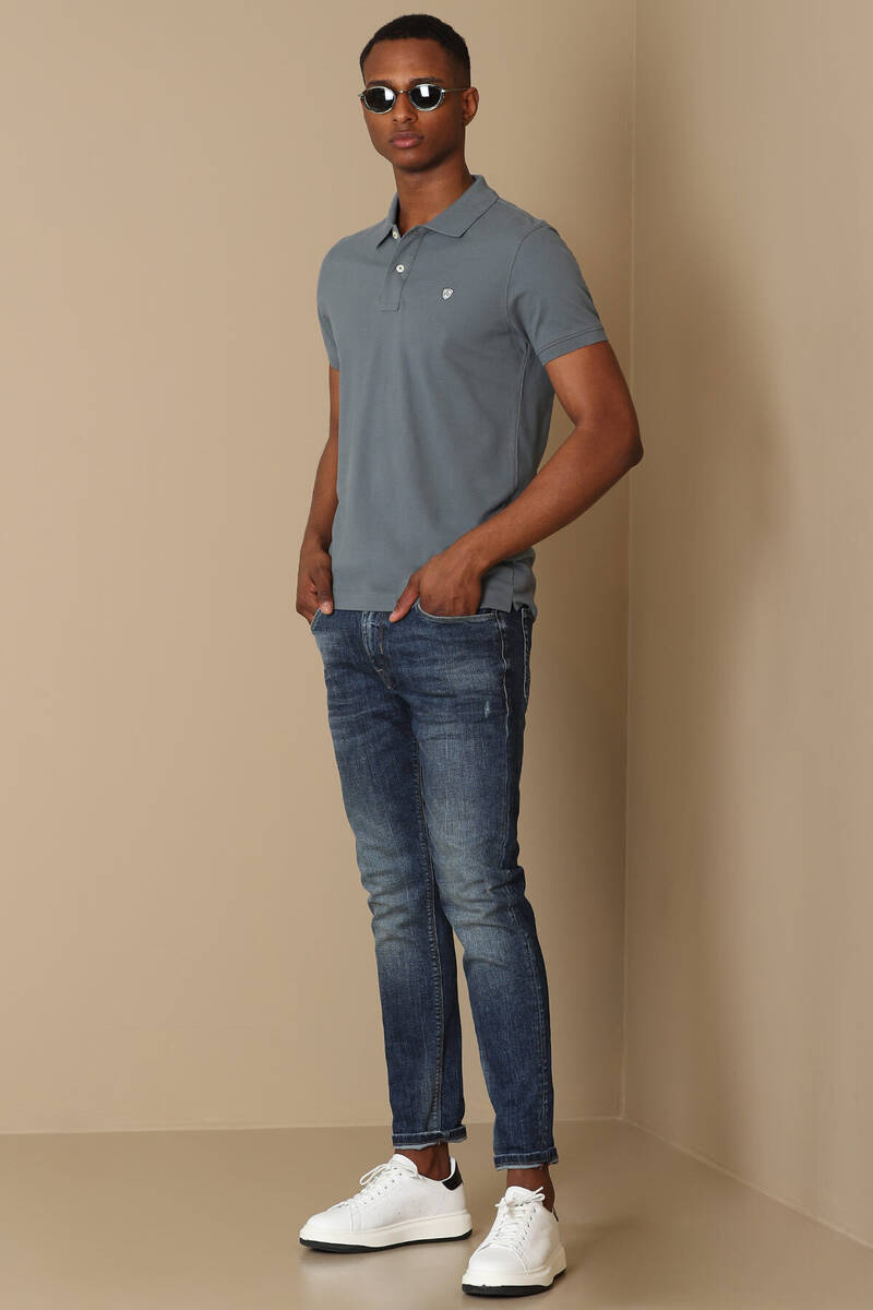 Lufian Laon Spor Polo Yaka Erkek Tişört - 32