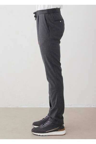 Legend Gri Renk Çizgili Chino Pantolon - 3