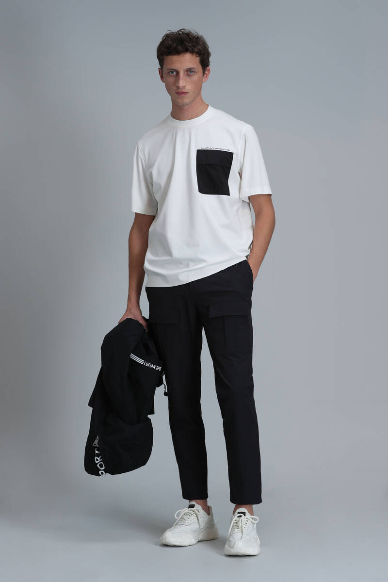 Lıam Modern Grafik T-Shirt Kırık Beyaz - 2
