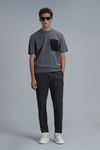 Футболка Liam Modern с рисунком Серая - 2