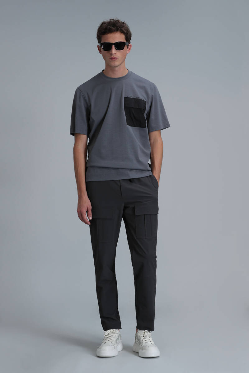 Футболка Liam Modern с рисунком Серая - 2