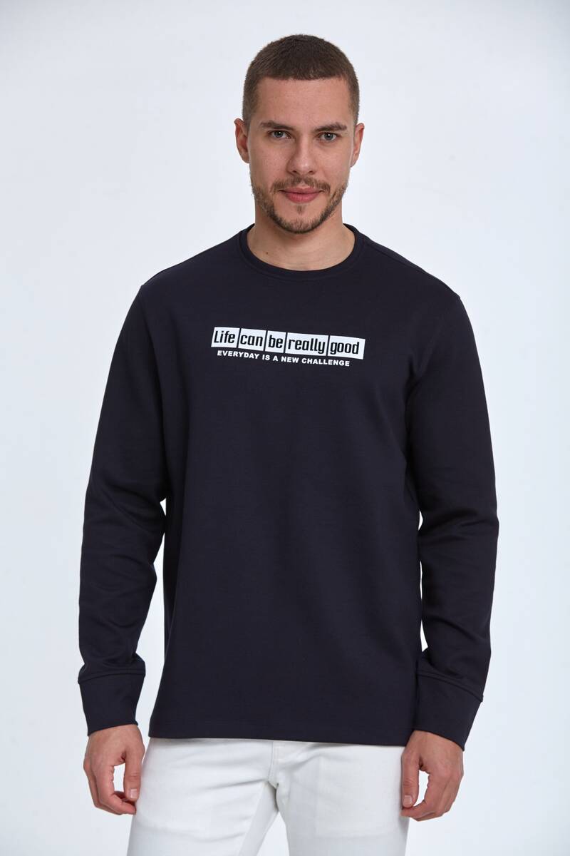 Life Can Be Really Good Printed Sweatshirt