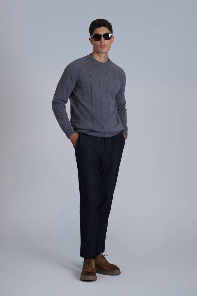 Light Erkek Kazak Gri - 1