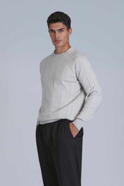 Light Men's Sweater Stone - LUFIAN