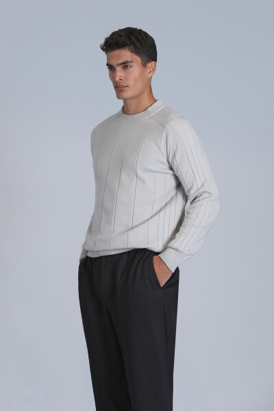 Light Men's Sweater Stone - LUFIAN (1)