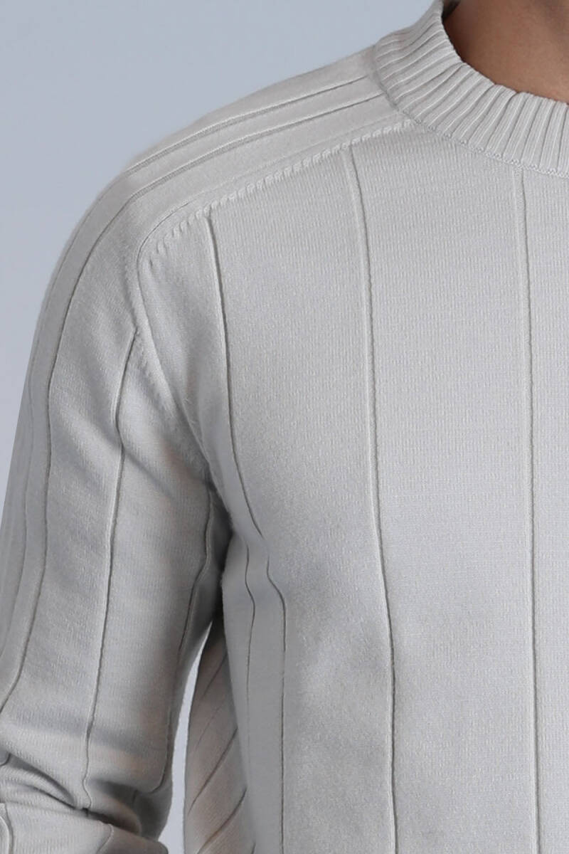 Light Men's Sweater Stone - 3