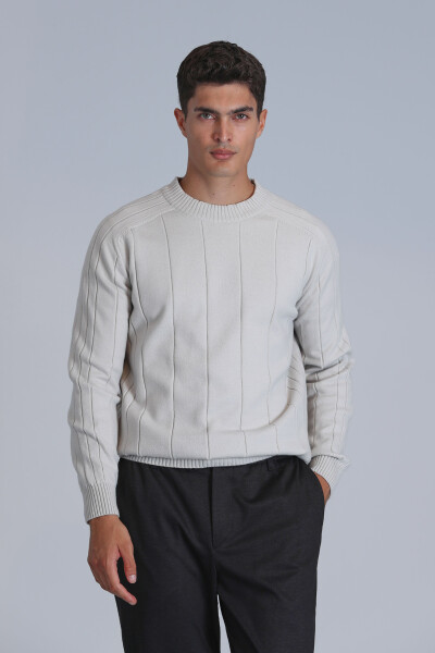 Light Men's Sweater Stone - 5