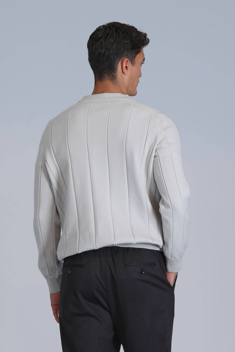 Light Men's Sweater Stone - 6