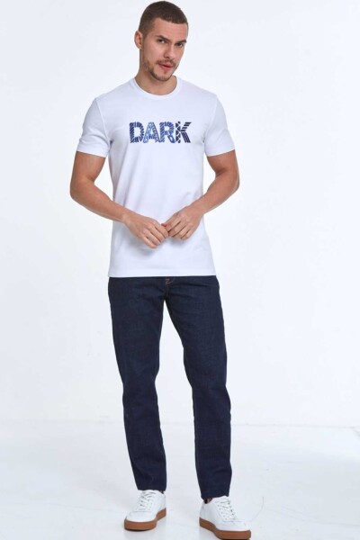 Light Wash Navy Blue Men's Jeans - 1