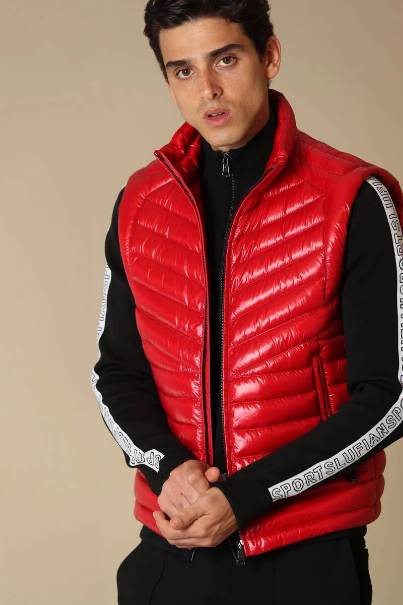Lıtus Goose Feather Men's Vest Red - 5