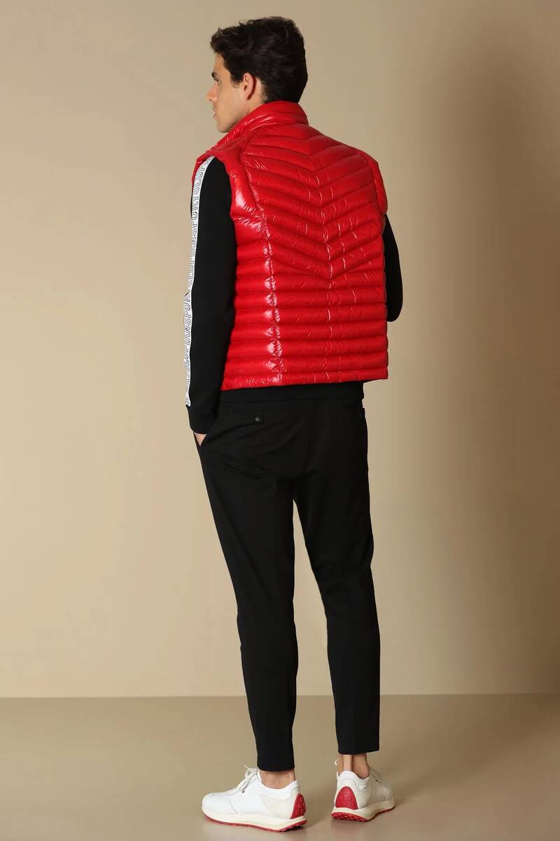 Lıtus Goose Feather Мужской Жилет Красный - 6