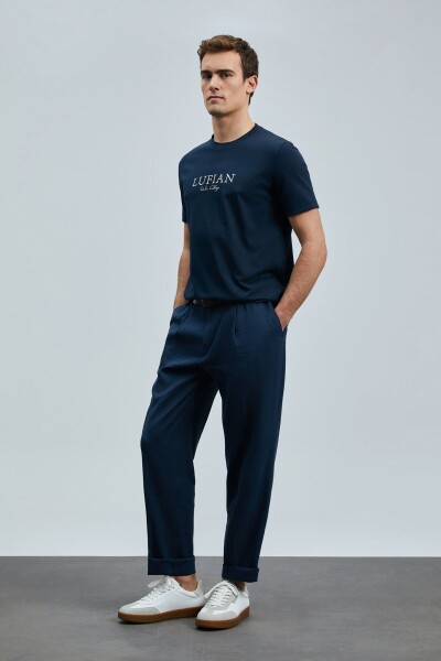 Love Modern Grafik T- Shirt Lacivert - LUFIAN (1)