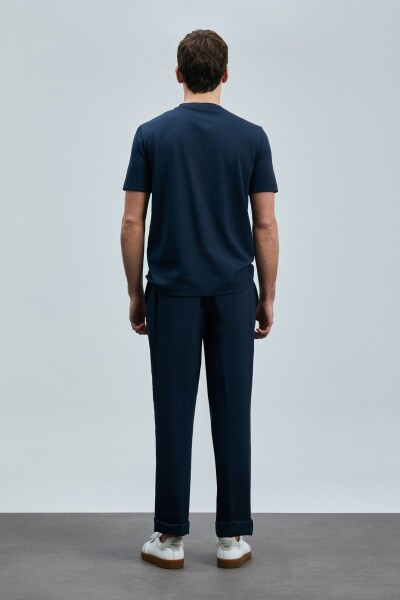 Love Modern Grafik T- Shirt Lacivert - 6