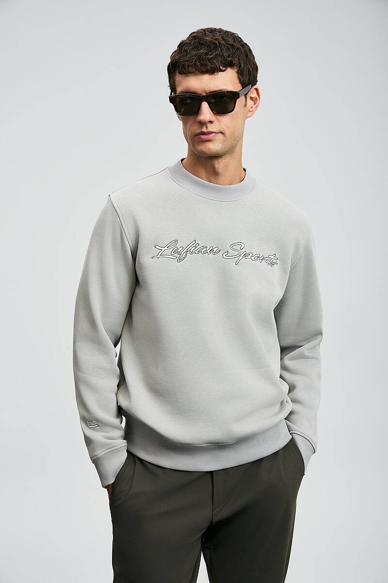 Loved Erkek Sweatshirt Açık Gri - 2