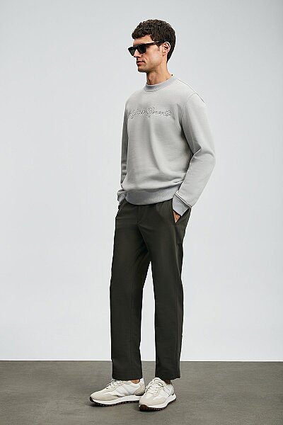 Loved Erkek Sweatshirt Açık Gri - 3