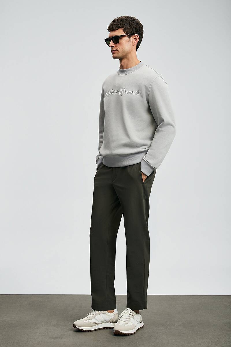 Loved Erkek Sweatshirt Açık Gri - 3