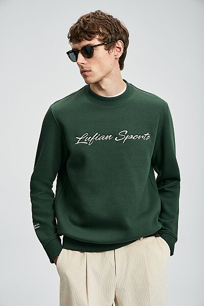 Loved Erkek Sweatshirt Çimen Yeşili 