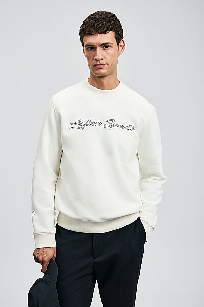 Loved Erkek Sweatshirt Kırık Beyaz 