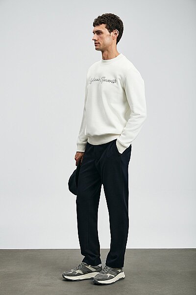 Loved Erkek Sweatshirt Kırık Beyaz - 2