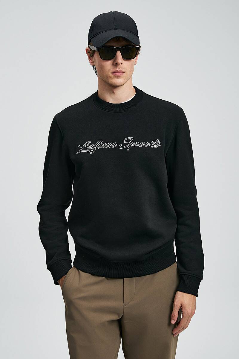 Loved Erkek Sweatshirt Siyah - 1