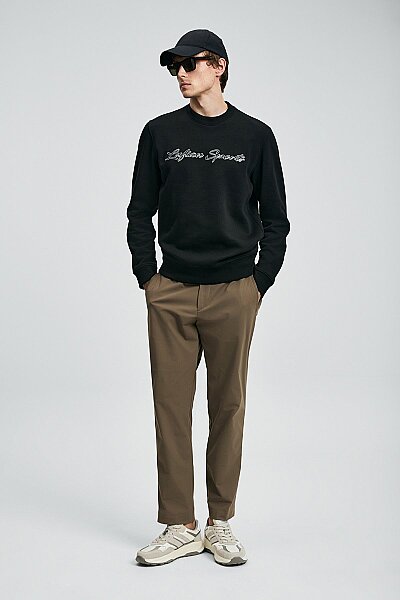 Loved Erkek Sweatshirt Siyah - LUFIAN (1)