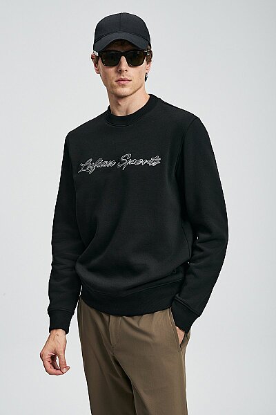 Loved Erkek Sweatshirt Siyah - 4