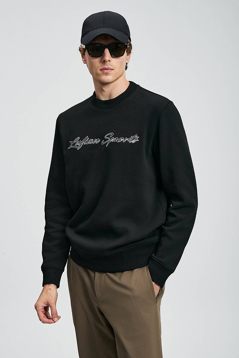 Loved Erkek Sweatshirt Siyah - 4