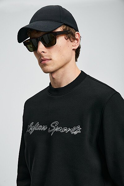 Loved Erkek Sweatshirt Siyah - 5